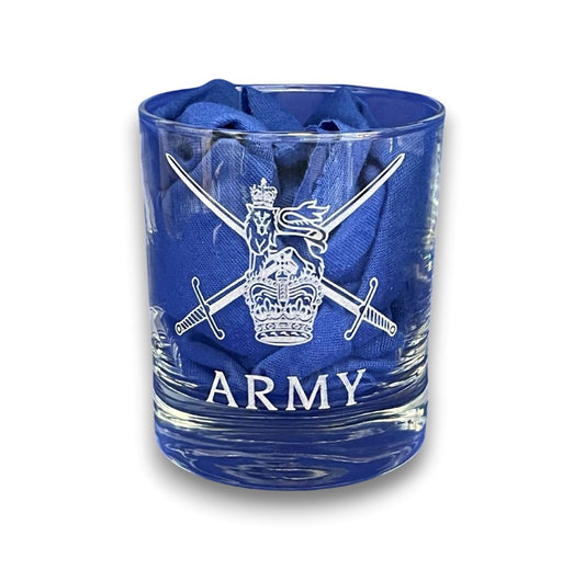 Army (crossed swords) or any unit not listed - Whisky Glasses