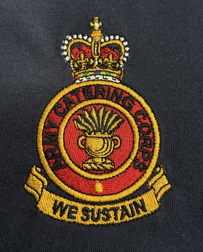 Army Catering Corps embroidered t-shirts and gifts.