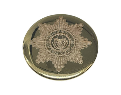 Cheshire Regiment engraved buttons for blazer jackets.