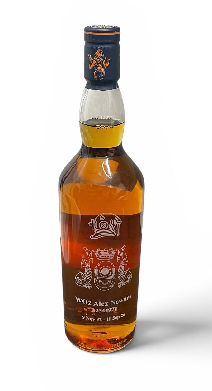 Royal Navy - Presentation Engraved Bottle Box
