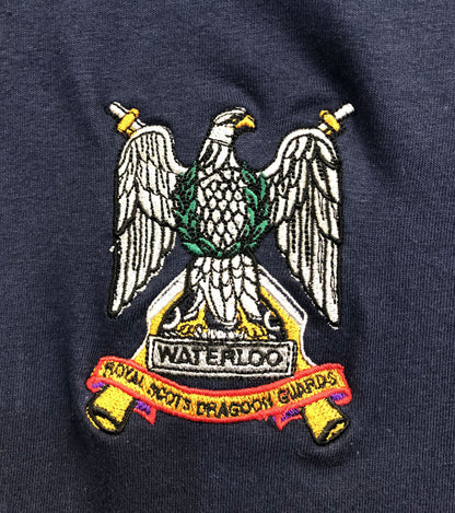 Scots DG embroidered t-shirts and hoodies.