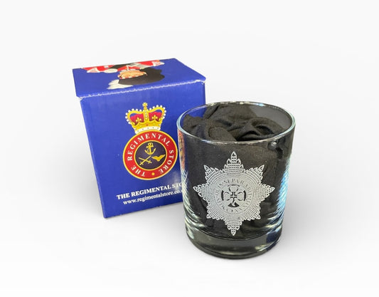 Irish Guards whisky glasses and gifts.