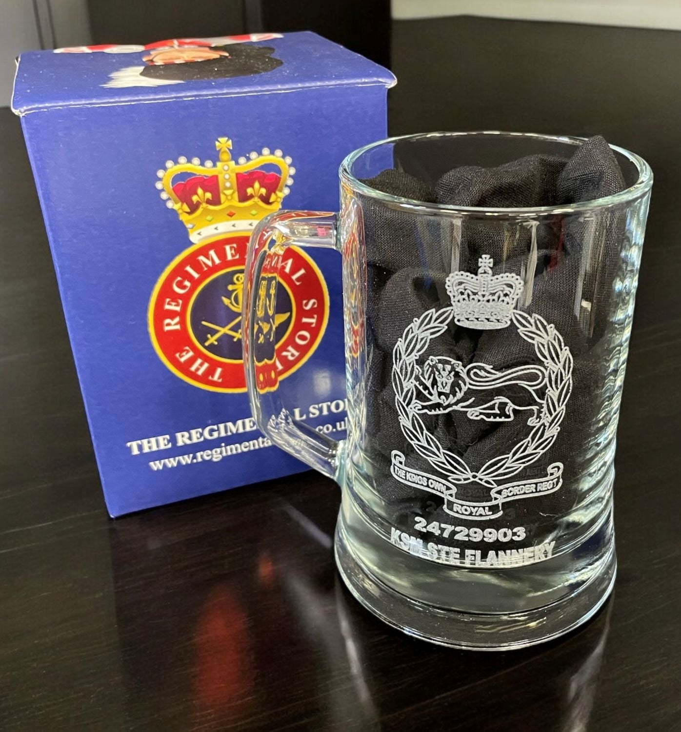 KORBR Glass Beer Tankard