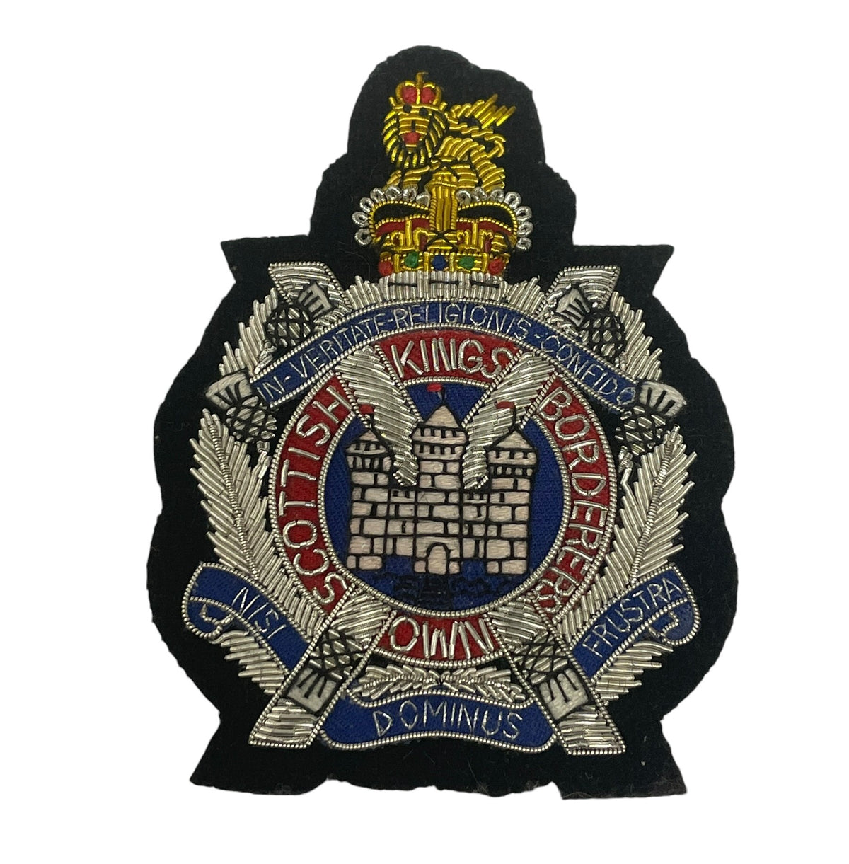 KOSB regimental blazer badges