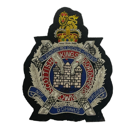 KOSB regimental blazer badges