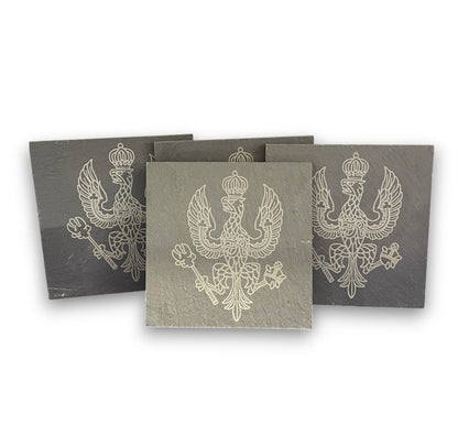 Kings Royal Hussars engraved slate coasters and gifts.