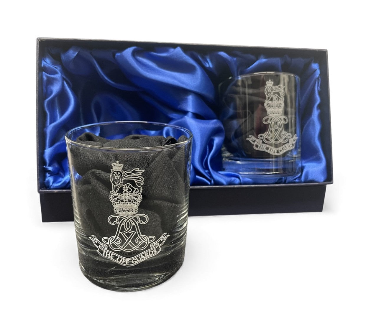 Life Guards twin whisky gift set.