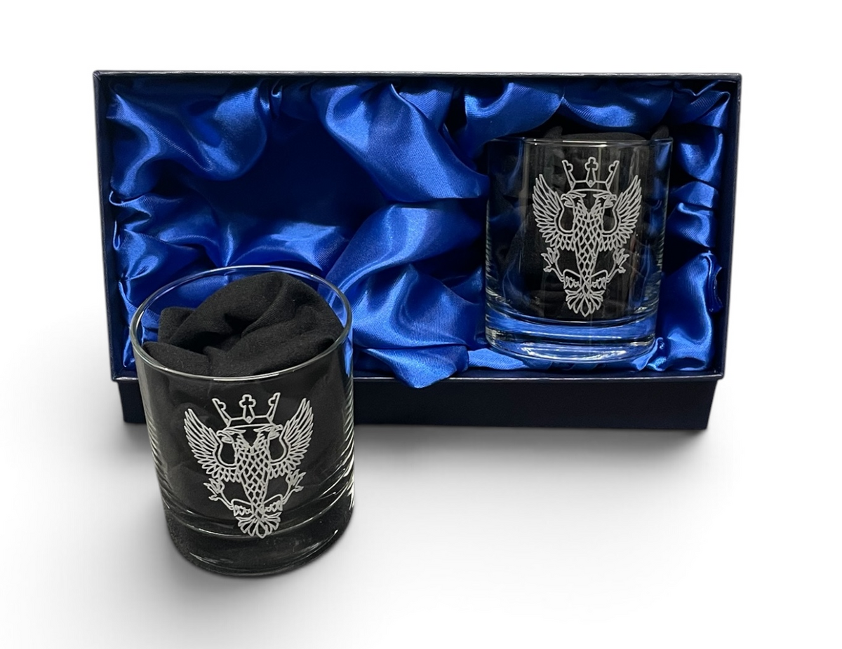 Mercian Regiment engraved whisky glasses and gifts.
