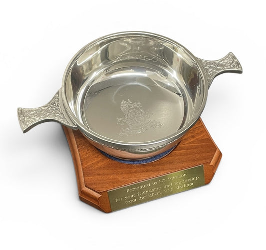 Military quaich retirement gifts
