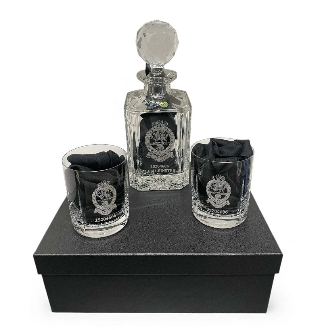 PWRR Crystal Decanter set