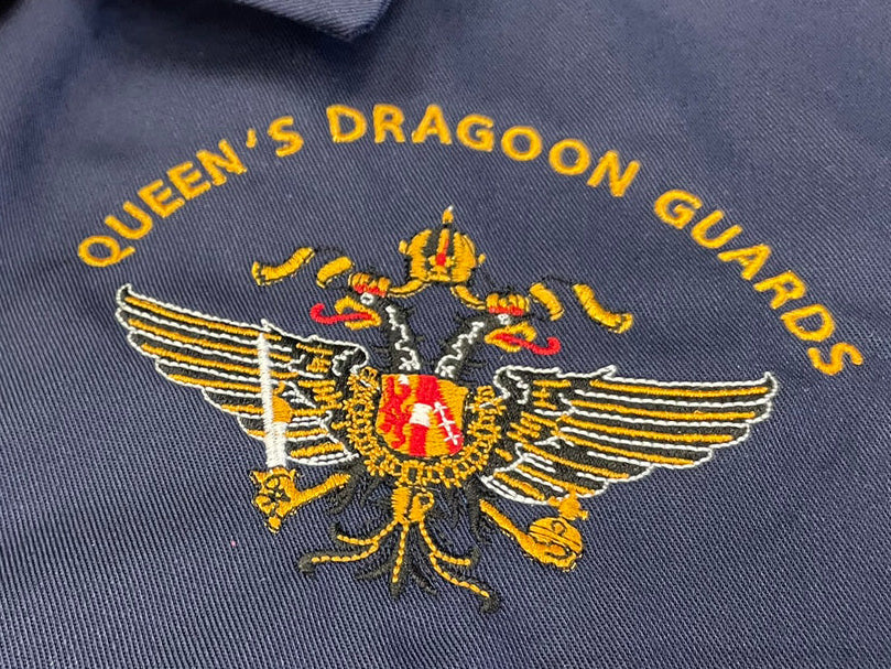 Queens Dragoon Guards embroidered t-shirts ad gifts.
