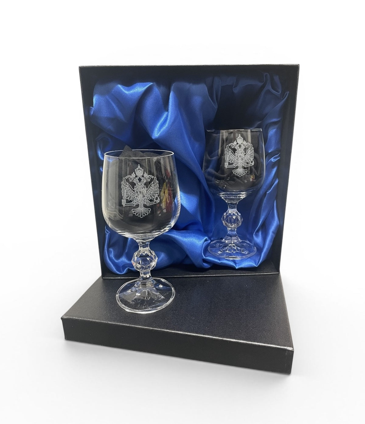 Queens Dragoon Guards engraved port and wine glass set and gifts.