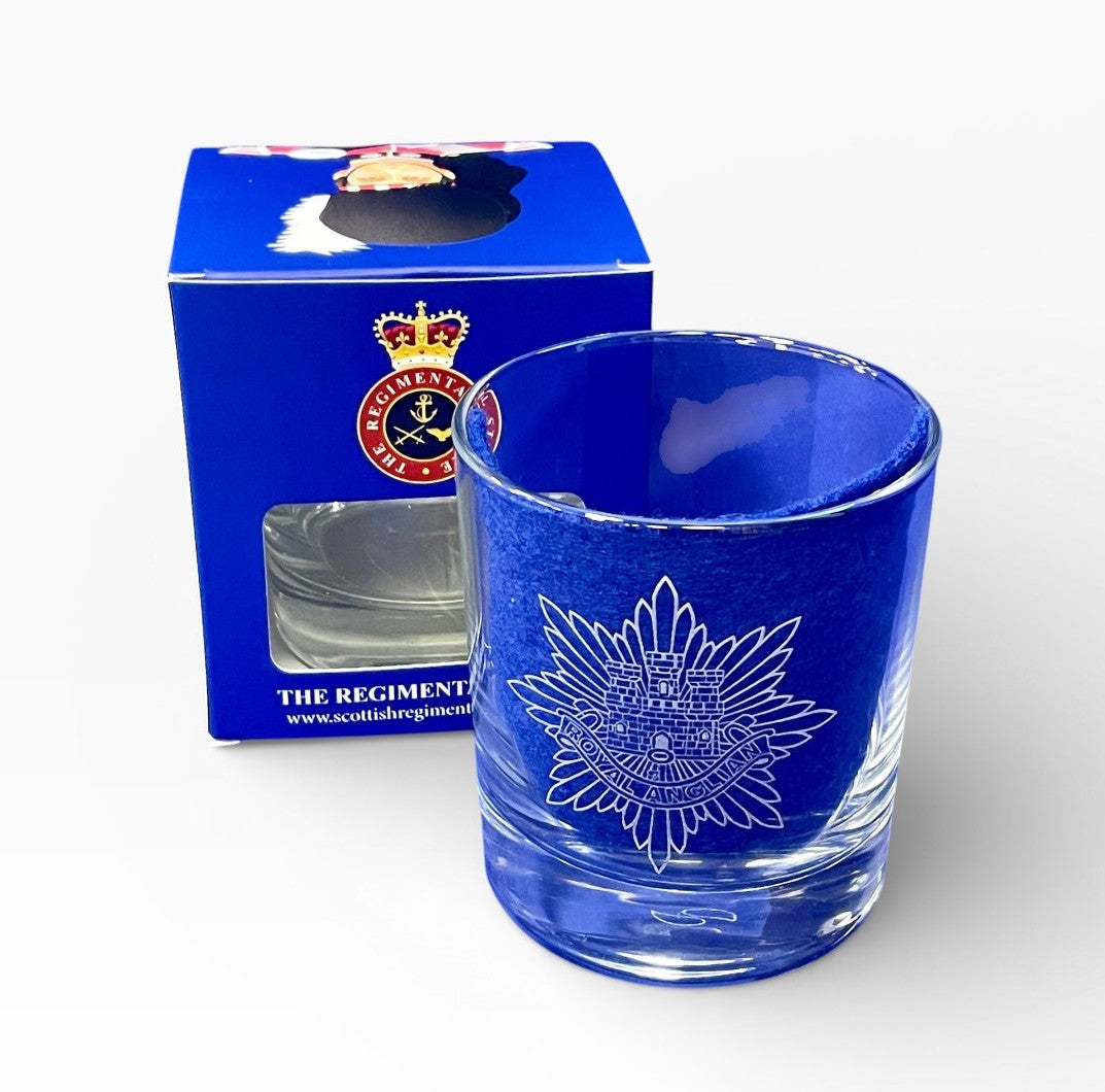 Royal Anglian Regimentwhisky glasses and gift shop.