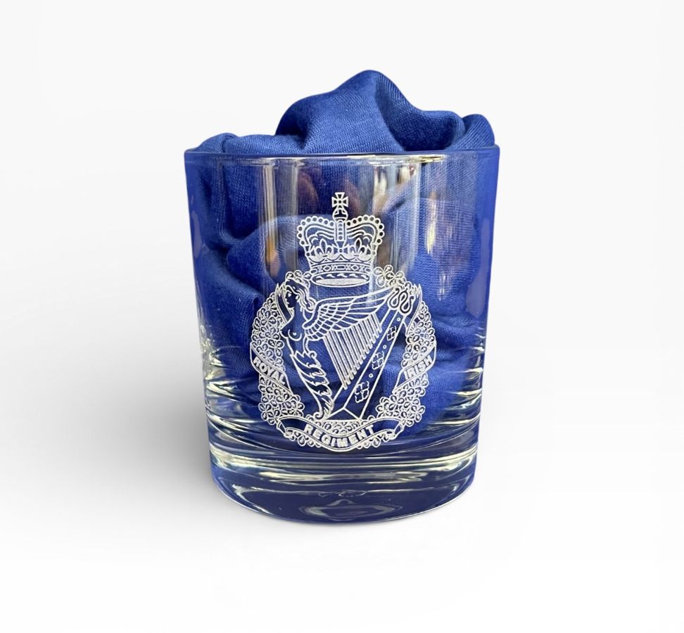 Royal Irish Regiment whisky glasses and gifts.