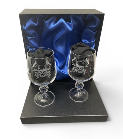 Royal Lancers engraved glassware and gifts.