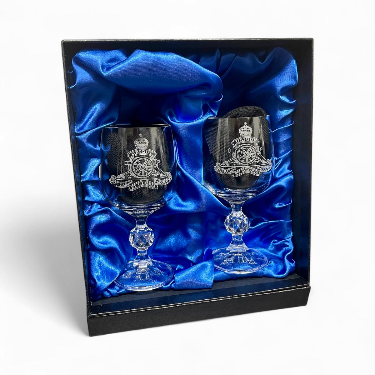 Royal Artillery gifts and engraved glassware.