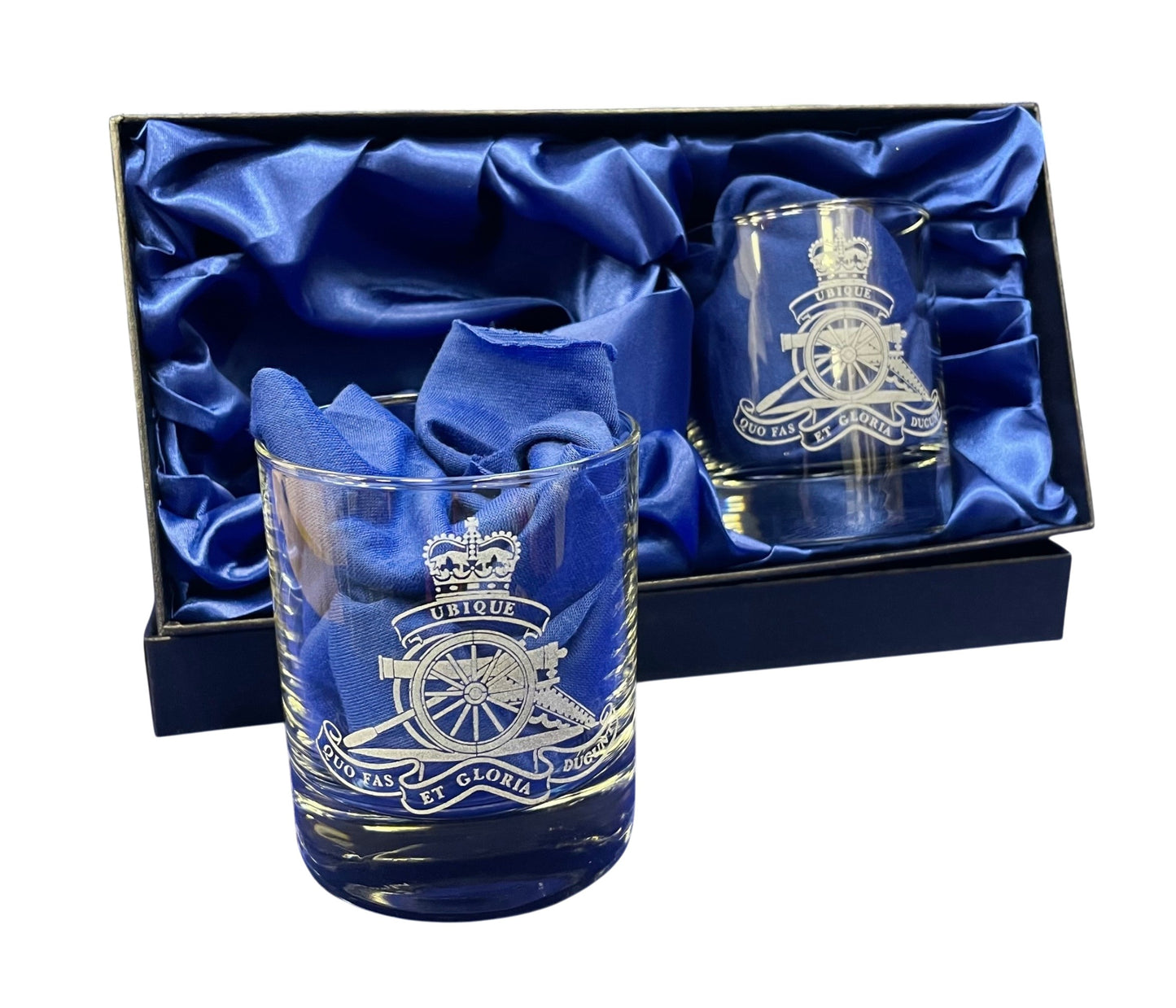 Royal Artillery engraved leaving gifts.