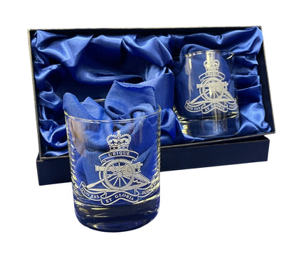 Royal Artillery engraved leaving gifts.