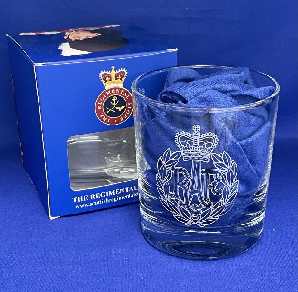 RAF Gift Shop Whisky Glass – The Regimental Store Ltd