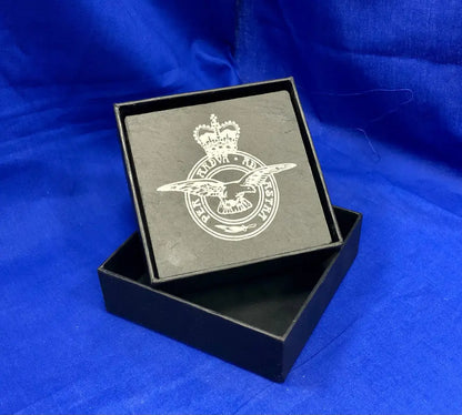 Royal Air Force Engraved Slate Coasters