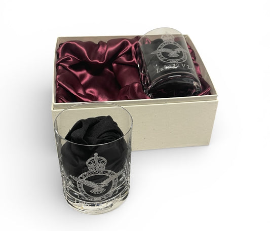 RAF crystal whisky galssses