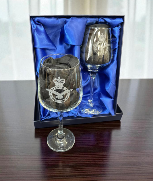 RAF Twin Wine Glass Set