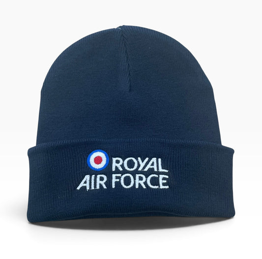 RAF enbroidered beanie hat.