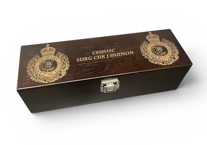 Regimental Engraved Bottle Box