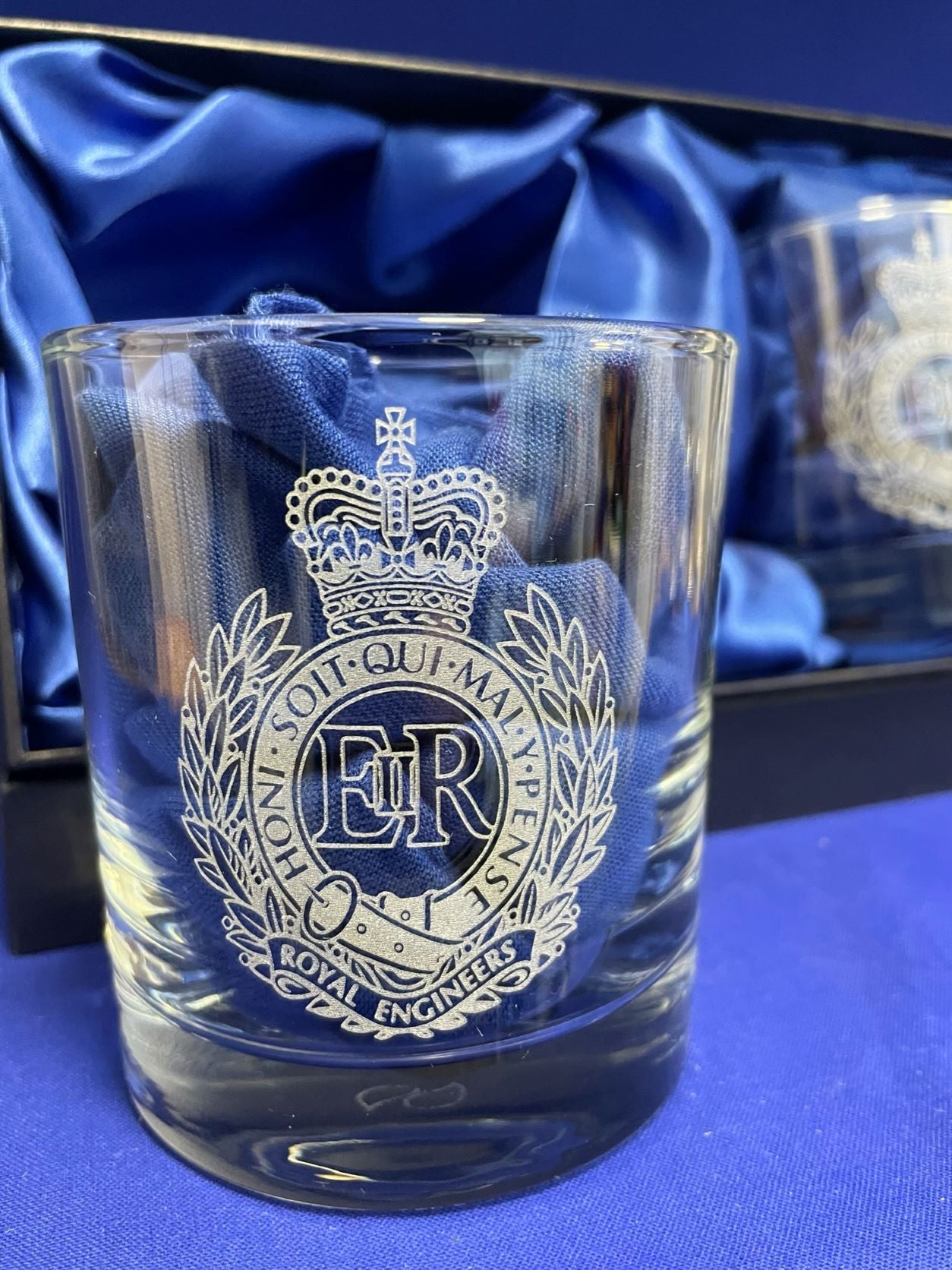 Royal Engineers Whisky Glasses