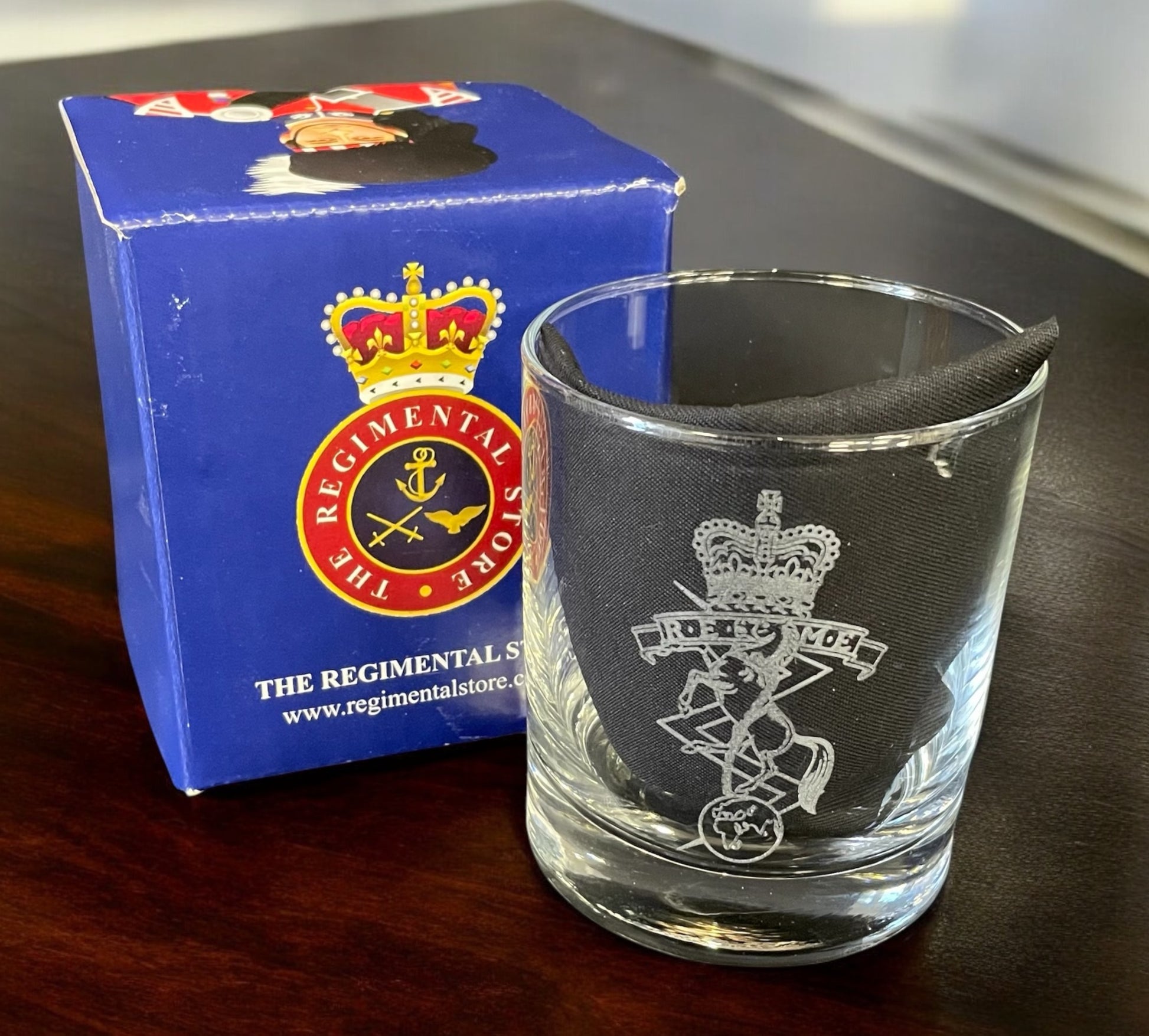 REME Whisky Glass