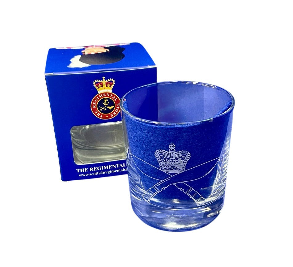 Royal Gurkha Rifles engraved whisky glasses and gifts.