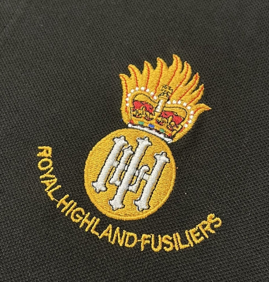 RHF embroidered regimental t-shirts.