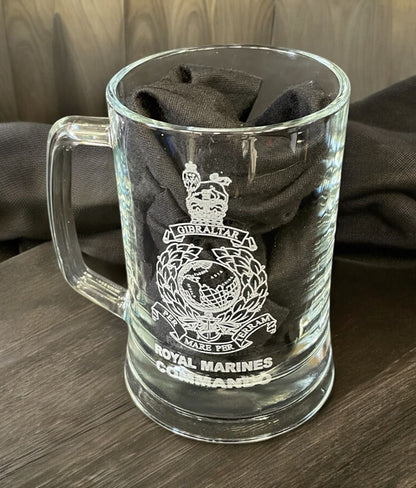 Royal Marines Beer Glass Tankard