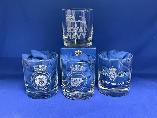 Royal Navy Wisky Glass Gifts