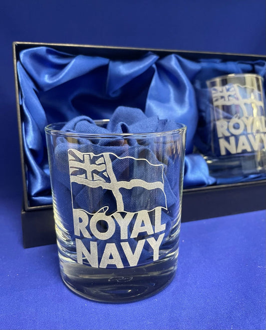 Royal Navy Whisky Glasses