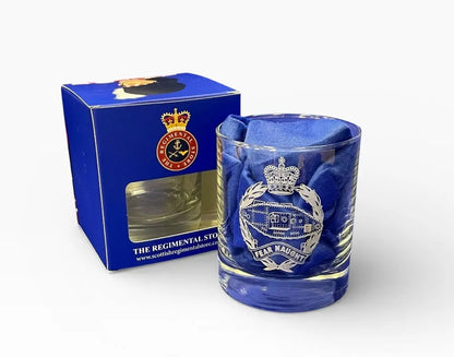 Royal Tank Regiment engraved whisky glasses and gifts.
