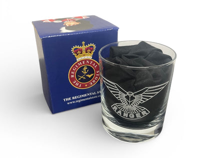 Rangers Regiment whisky glass and gifts.