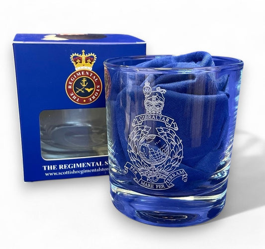 Royal Marines Gift Whisky Glass
