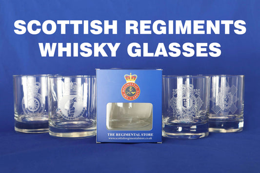 scottish regiments whisky glass
