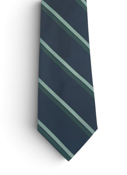 Royal Signals striped service tie.