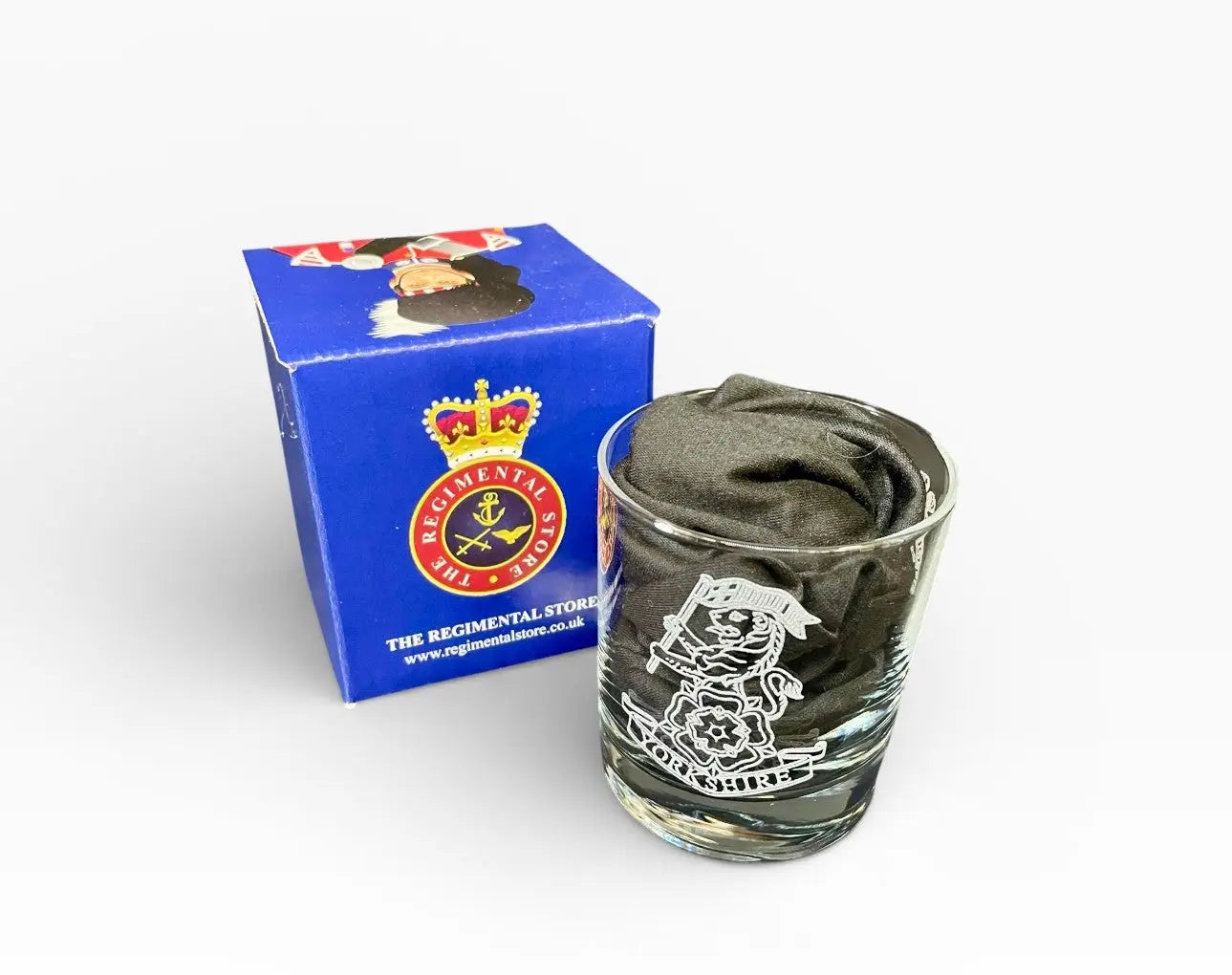 YorkshireRegiment engraved whisky glasses and gifts.